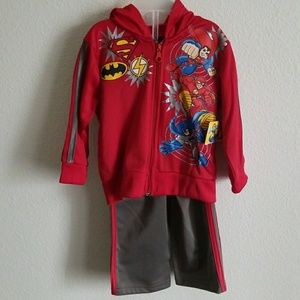 NEW Superhero Tracksuit Hoddie Jacket with Pants